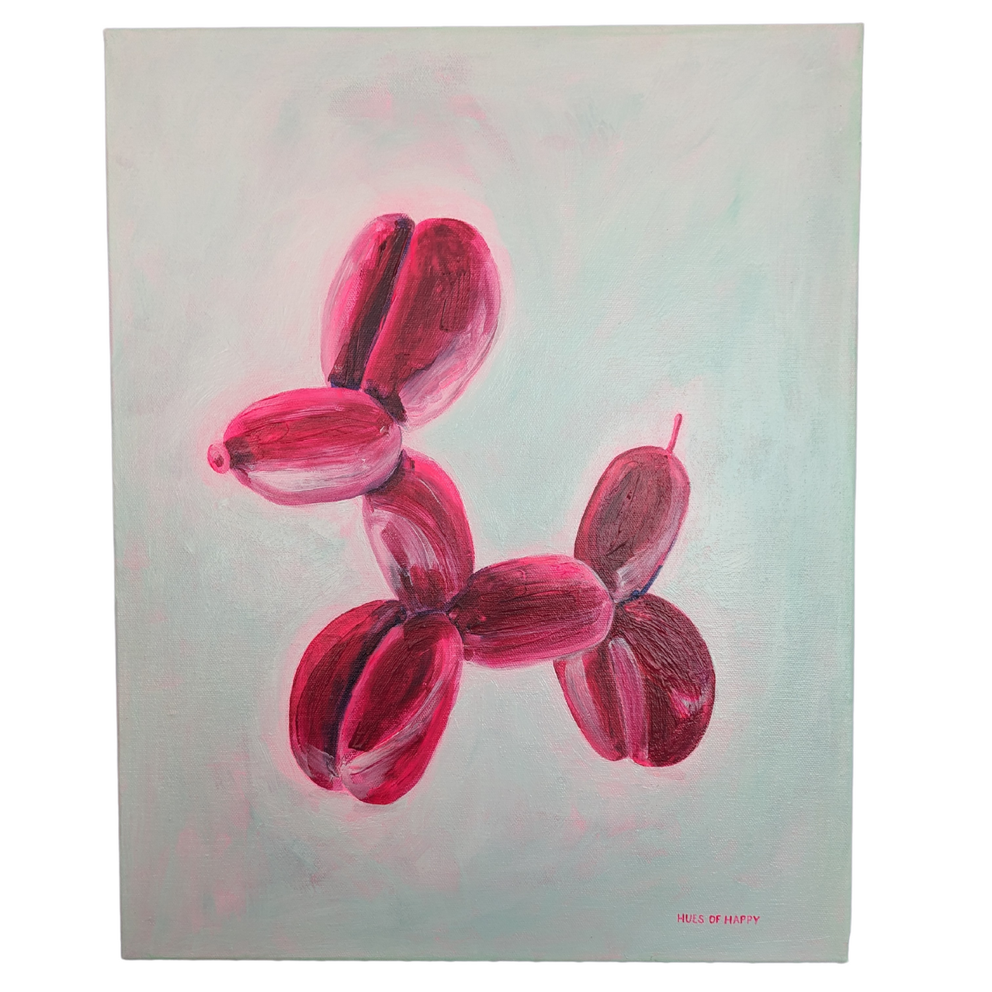 PAINTING - BALLOON DOGGO (39cm x 50cm)