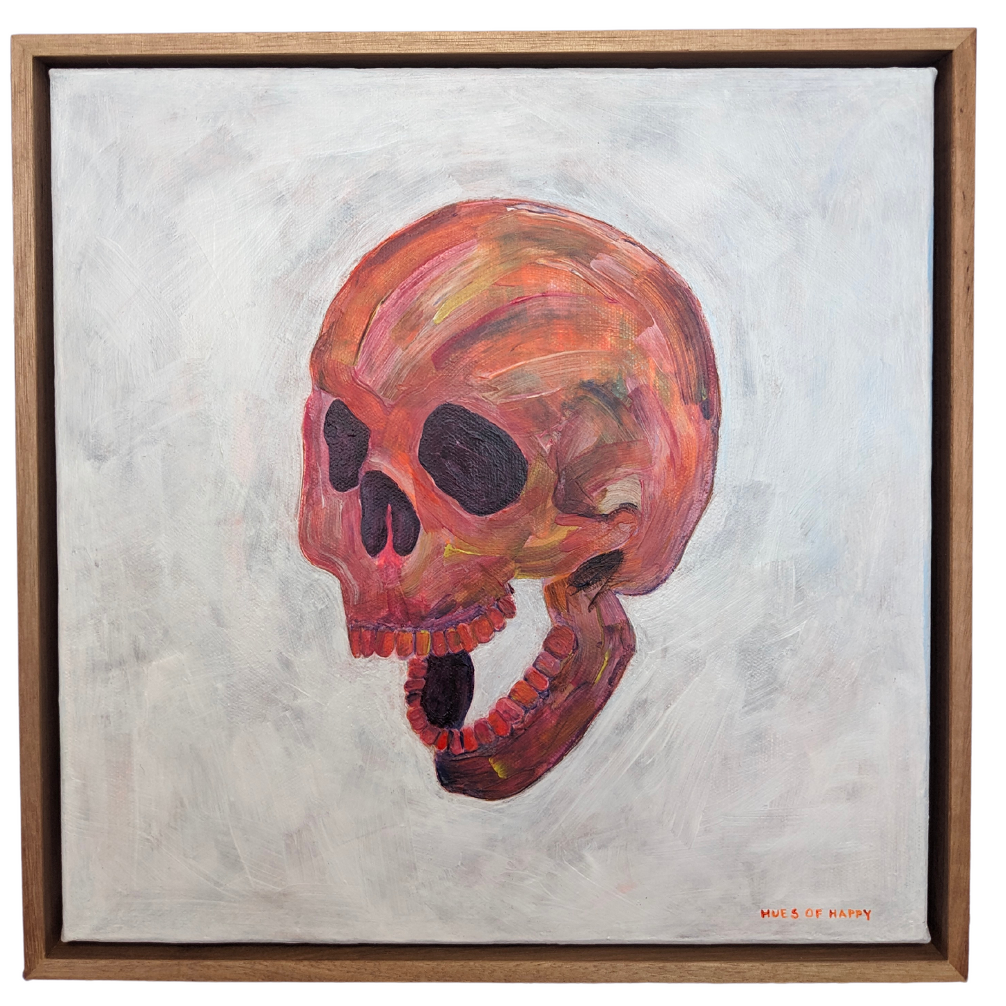 PAINTING - BARE MY BONES (33cm x 33cm)