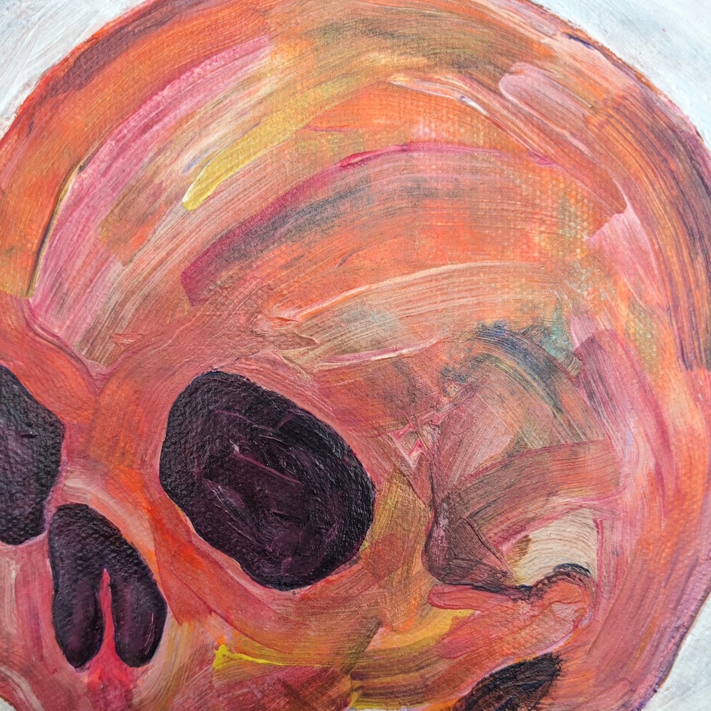PAINTING - BARE MY BONES (33cm x 33cm)