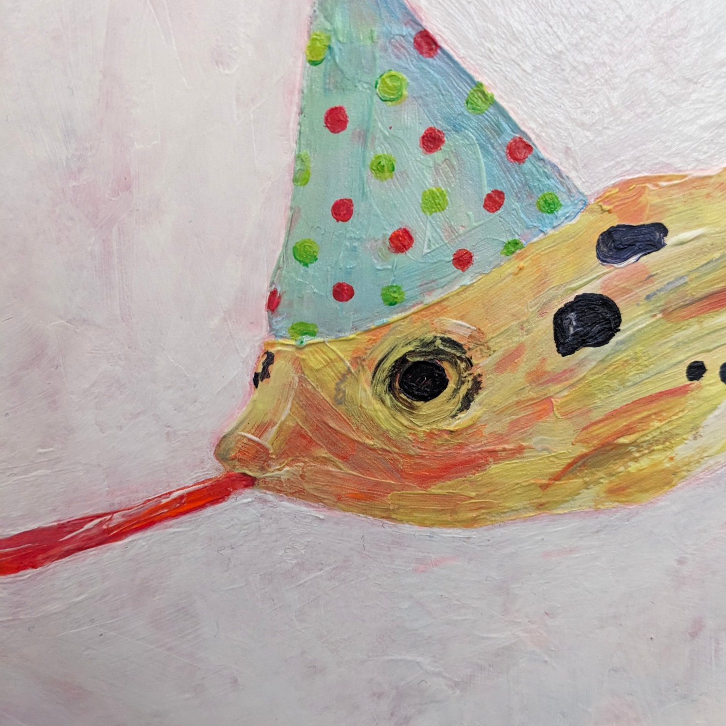 PAINTING - GO GO FISH (33.5cm x 33.5cm)