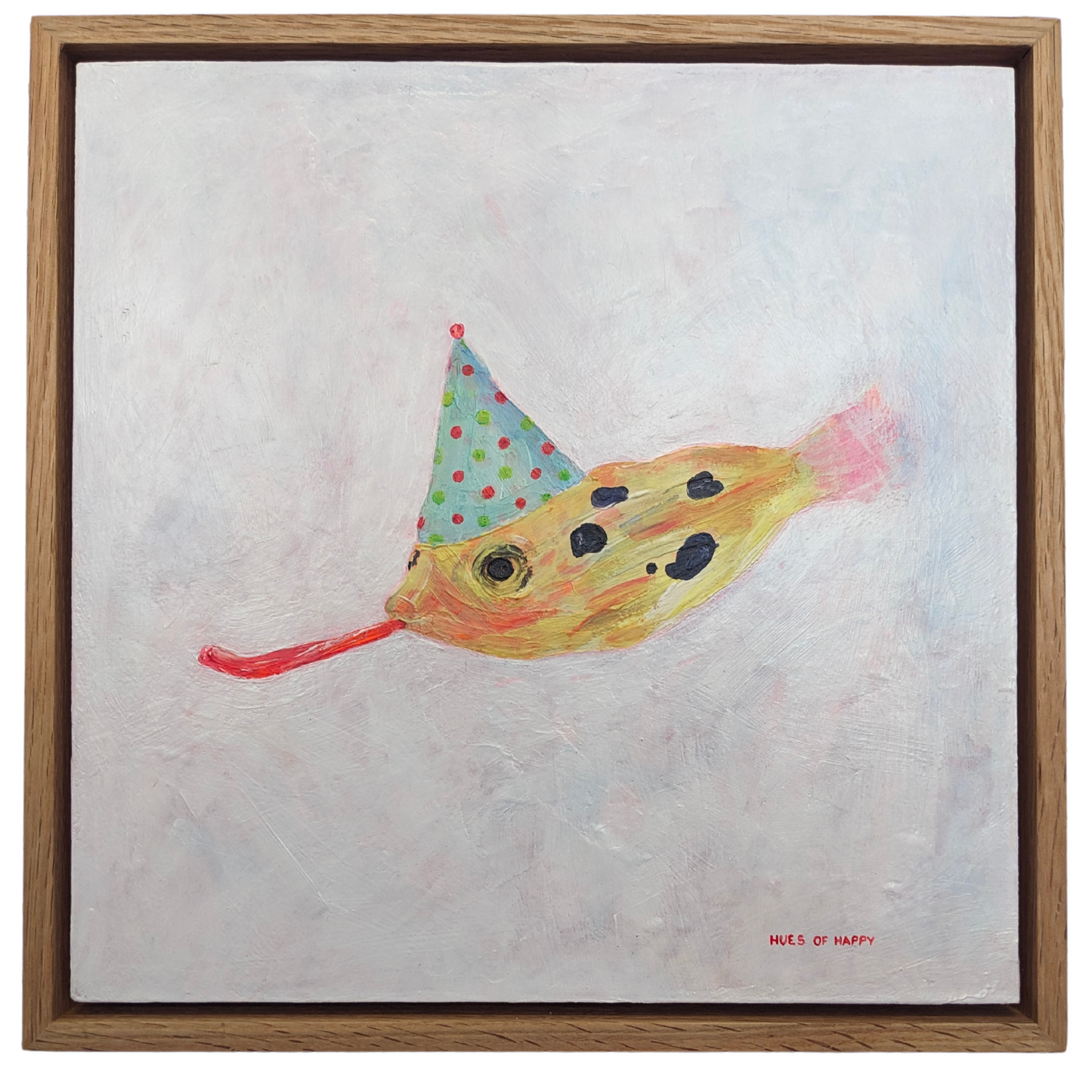 PAINTING - GO GO FISH (33.5cm x 33.5cm)