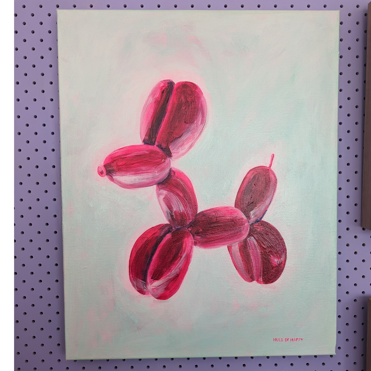 PAINTING - BALLOON DOGGO (39cm x 50cm)