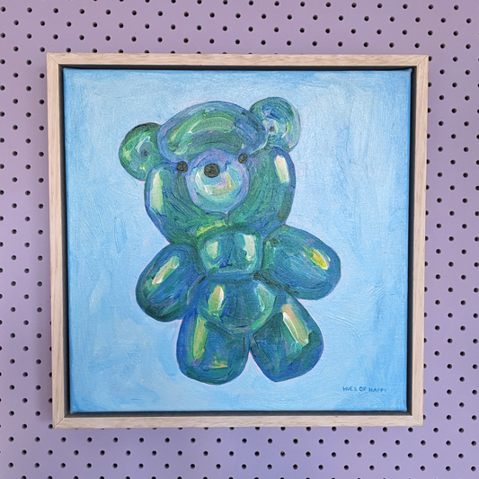 Blue Bear Painting